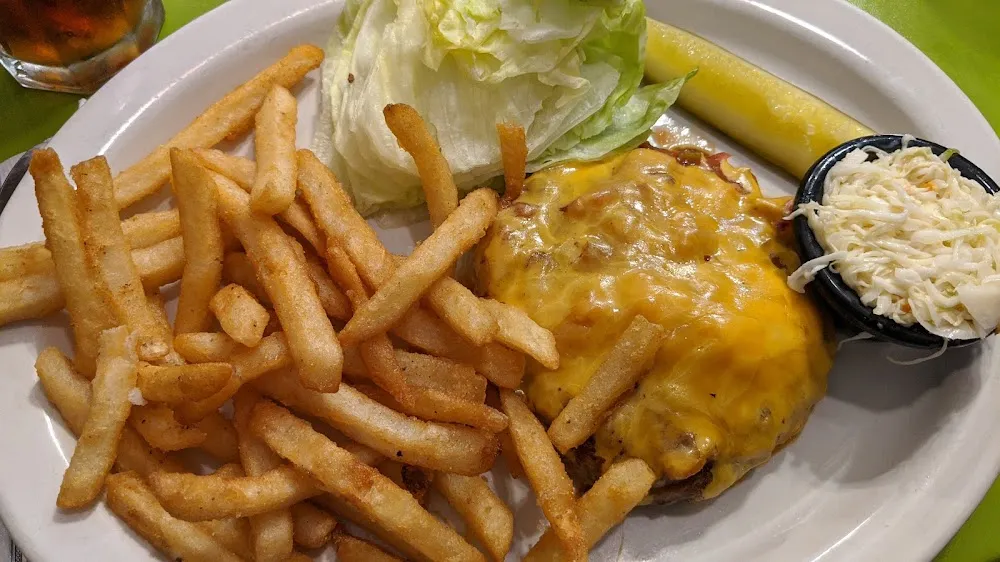 Mexican Burger with Fries